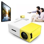 Portable Mini Projector, Full Color LED LCD Video Projector