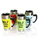 Self Stirring Cup Automatic Double Coffee Milk Mixing Mug