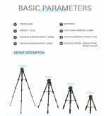 Jmary KP-2234 lightweight DSLR Tripod STAND - Image 2