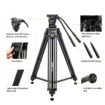 Zomei VT666 Professional DSLR Camera Tripod Stand - Image 3