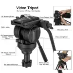 Zomei VT666 Professional DSLR Camera Tripod Stand - Image 4