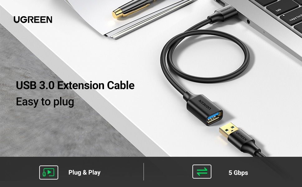 UGREEN USB Male To Female Extension Cable - Image 4