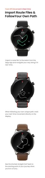 Amazfit GTR 4 Smart Watch - Black - Image 3