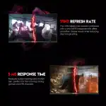 Fantech 24" Gaming Monitor, GM242AC CHIMERA - 144Hz Frameless Design PC Curved - Image 4