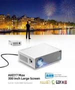 AUN Akey7 Max Android 9.0 LED Projector 7500 Lumens - Image 2