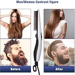 Beard Straightener Comb Quick Heated Brush Styler For Mens DOB STYLER - Image 5
