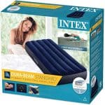 Intex Single Inflatable Air Bed, 30 X 75 X 8.75-inch, Royal Blue- WITH PUMP FREE PREMIUM INFLATABLE