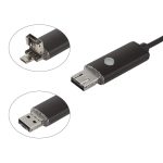 Flexible Waterproof Camera Inspection 6 LED Camera with 2M Cable for Android, PC & notebok. Camera - Image 3