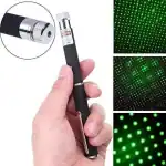 50MW Green High Beam 2 Miles Laser Light Pen with Adjustable Cap Presentation Pointers Assorted Body - Image 5
