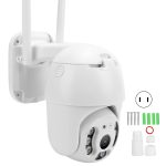 Mango Smart WiFi IP Camera, 2K, Infrared Night Vision Two-Way Intercom Security, IP66 Waterproof Pan‑tilt Rotation CCTV - Image 5