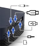 AUN Z5S Android 9.0 Smart LED Portable Projector - Image 3