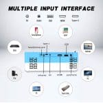 J15C Mini Portable Projector 1080P Supported Small Outdoor Home Theater, Led Compatible with HDMI, USB - Image 4
