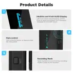 BOYA by-XM6 2.4GHz Dual Wireless Lavalier Microphone System Camera Phone Video Recording - Image 5