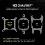 Corsair iCUE H100i Elite Capellix Liquid CPU Cooler - Image 3