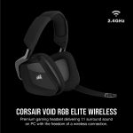 Corsair Void RGB Elite Wireless Premium Gaming Headset - headphone - Image 6