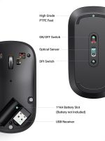 Ugreen Wireless 2.4G Slim Silent Mouse - Image 3