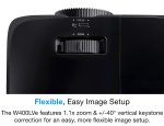 Optoma W400LVe WXGA Professional Projector - 4000 Lumens for Lights-on Viewing. Presentations in Classrooms & Meeting - Image 4