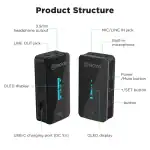 BOYA by-XM6 2.4GHz Dual Wireless Lavalier Microphone System Camera Phone Video Recording - Image 2
