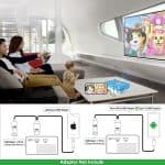 J15C Mini Portable Projector 1080P Supported Small Outdoor Home Theater, Led Compatible with HDMI, USB - Image 5