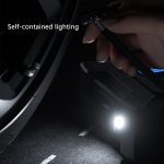 Licheers LC376 12V Air Compressor, Portable Smart Tire Inflator with Emergency Light, Air Pump for Car Motorcycle Tire Pump (Digital Display) - Image 2