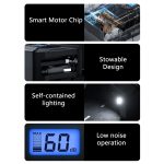 Licheers LC376 12V Air Compressor, Portable Smart Tire Inflator with Emergency Light, Air Pump for Car Motorcycle Tire Pump (Digital Display) - Image 5