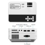 UB10 Projector UB-10 Home WiFi HD Micro Multimedia Movie Player Home Theater Entertainment Games Outdoor Party Compatible HDMI/USB/VGA/AV/SD Card, White - Image 5