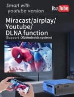 T4 HOME MINI PROJECTOR SUPPORT 1080P - Image 2