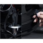 Licheers LC376 12V Air Compressor, Portable Smart Tire Inflator with Emergency Light, Air Pump for Car Motorcycle Tire Pump (Digital Display) - Image 3