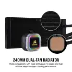 Corsair H100i RGB PLATINUM AIO Liquid CPU Cooler - Image 7