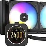 CORSAIR iCUE H100i ELITE LCD Display Liquid CPU Cooler