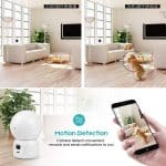 Mango Wireless Security Camera, 1080P Home IP Camera Baby Monitor with Night Vision/2-Way Audio/Motion Detection CCTV - Image 2