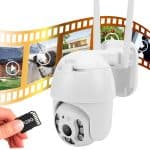 Mango Smart WiFi IP Camera, 2K, Infrared Night Vision Two-Way Intercom Security, IP66 Waterproof Pan‑tilt Rotation CCTV - Image 2