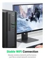 UGREEN AC650 USB WiFi Adapter for Desktop PC 5G 2.4G Dual Band WiFi Dongle Mini Wireless USB Computer Network Adapter - Image 5