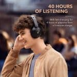 Anker Life Q30 Headphone - Hybrid Active Noise Cancelling with Multiple Modes, Soundcore App, 40H Playtime, Multipoint Connection - Image 5