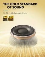 Anker Life Q35 Headphone - Soundcore Multi Mode Active Noise Cancelling, Bluetooth, 40H Playtime, (Obsidian Blue - Rose Pink) - Image 5