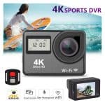 H23RT Action Camera 4K Ultra HD Double LCD WiFi With Remote - Image 7