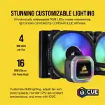 Corsair H100i RGB PLATINUM AIO Liquid CPU Cooler - Image 8