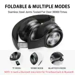 Picun P26 Bluetooth Headphone Over Ear Headset 80H Playtime - Image 3