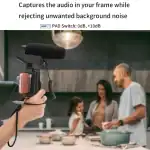 BOYA BY-VM600 Cardioid Microphone 3.5mm For Interview - Image 5