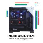 Corsair Crystal 570X RGB Mid-Tower Case, 3 RGB Fans, Tempered Glass - Black - Image 3