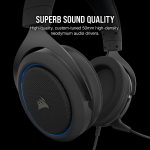 Corsair HS50 Pro Gaming Headset Blue - headphones - Image 4