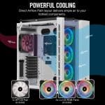Corsair Crystal Series 680X RGB High Airflow Tempered Glass ATX Smart Case, White – CC-9011169-WW
