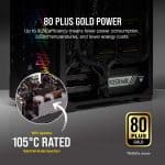 Corsair RM850x 850W 80+ Gold Certified Fully Modular Power Supply – Black - Image 2