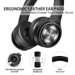 Picun P26 Bluetooth Headphone Over Ear Headset 80H Playtime - Image 4