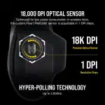 Corsair Dark Core RGB Pro SE Wireless Gaming Mouse - Image 4