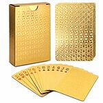Golden deck of playing Cards, Waterproof