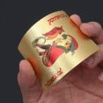 Golden deck of playing Cards, Waterproof - Image 3
