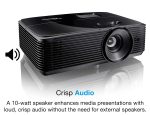 Optoma W400LVe WXGA Professional Projector - 4000 Lumens for Lights-on Viewing. Presentations in Classrooms & Meeting - Image 5