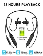 Picun H26X RGB LED Light Bluetooth Headset Waterproof Sports Wireless Earphones - Image 2