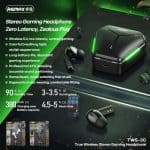 REMAX TWS-30 TRUE WIRELESS STERREO GAMING EARBUDS - Image 4